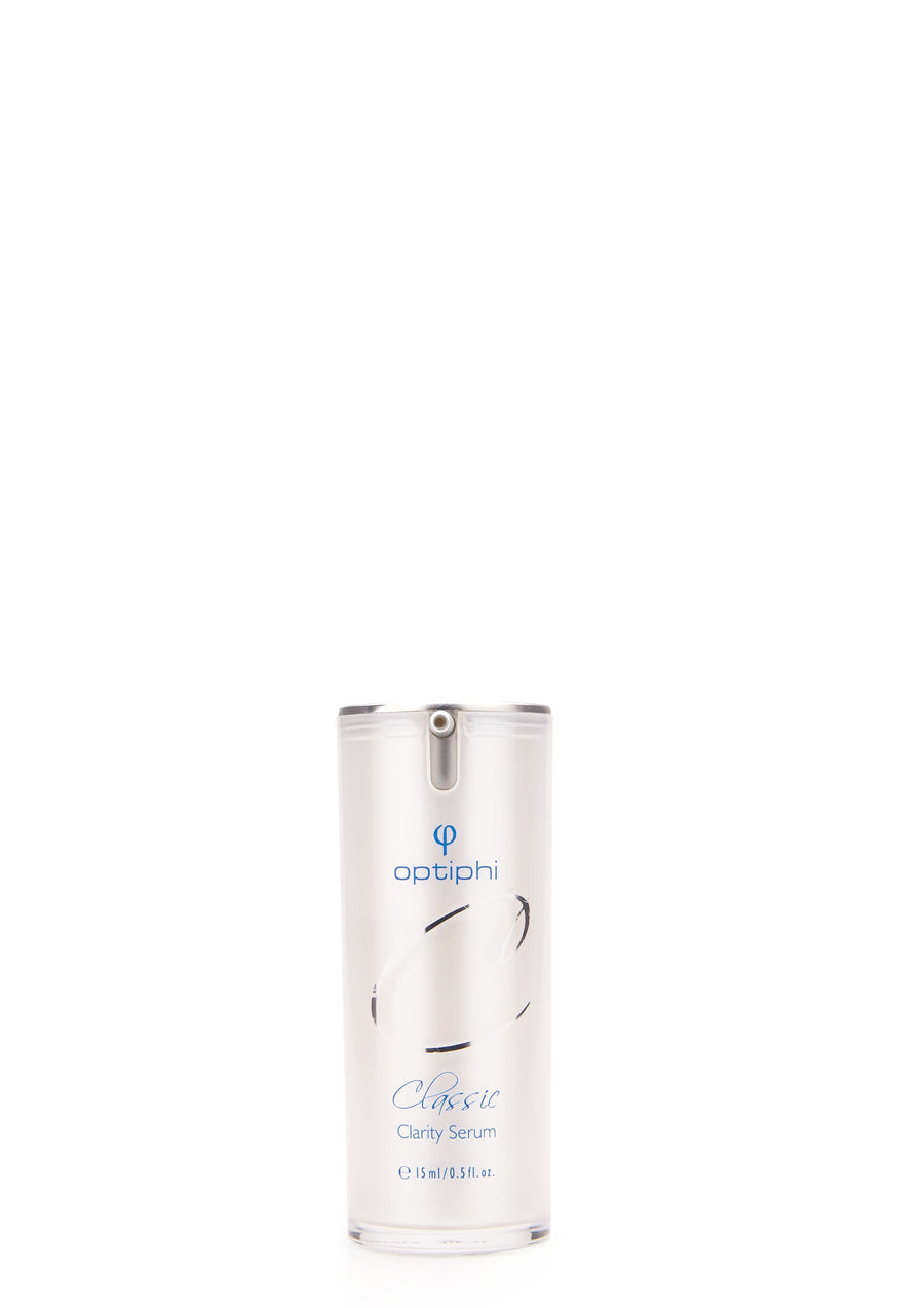 Clarity Serum is a calming and soothing spot treatment, promoting a clear and blemish free complexion.