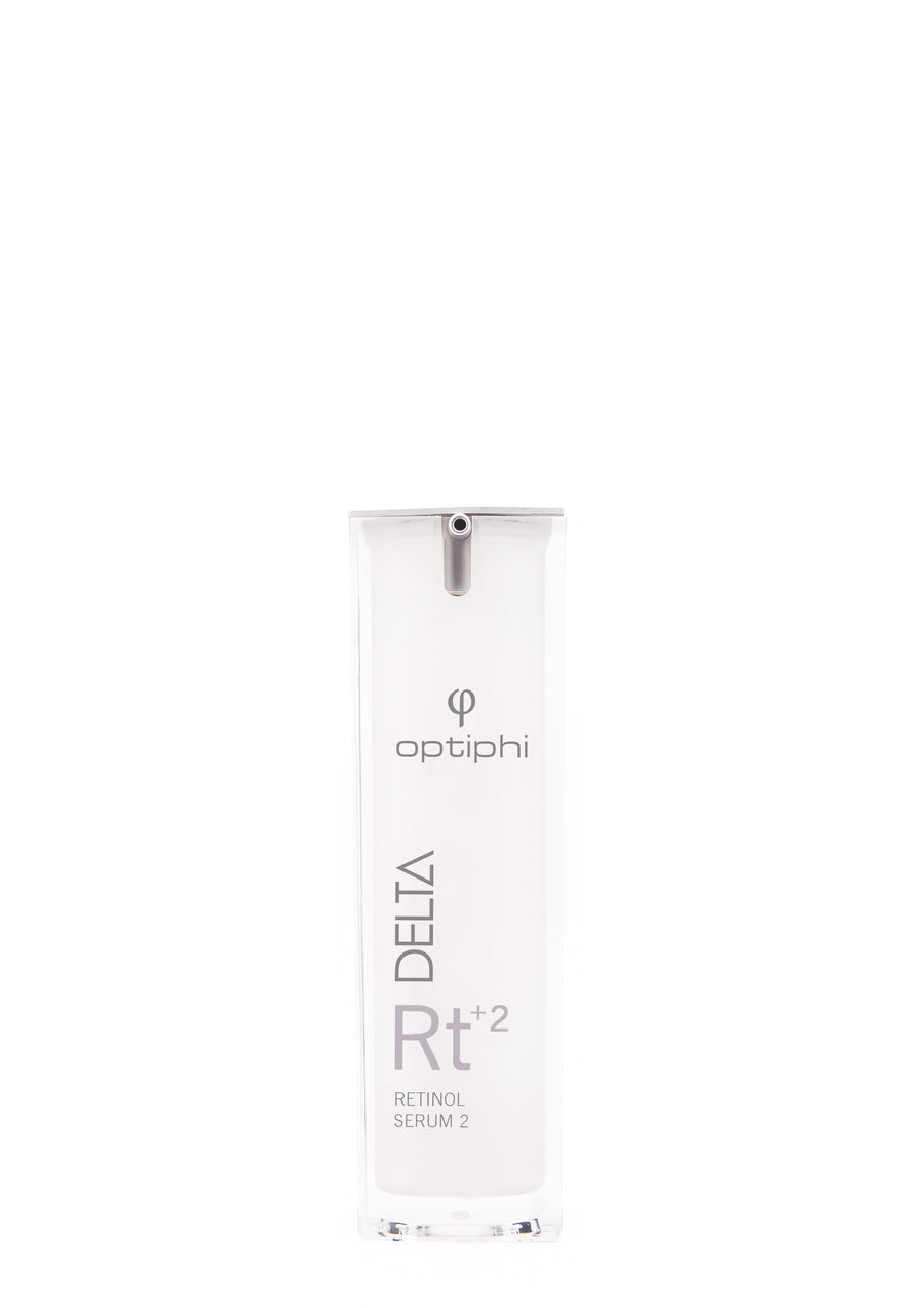 Retinol Serum 2 - A powerful serum, developed with the maximum allowed concentrations of 3 unique retinoids in an advanced delivery system to reduce the signs of aging, including wrinkling, fine lines, sagging and volume loss, as well as pigmentation concerns.